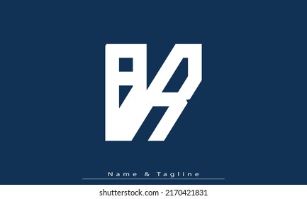 Alphabet letters Initials Monogram logo BR, RB