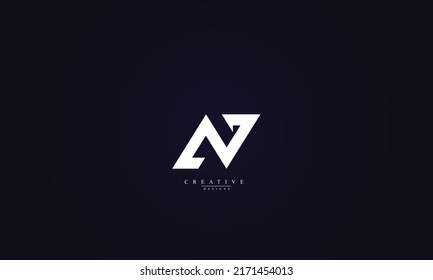 Alphabet letters Initials Monogram logo AV VA A V