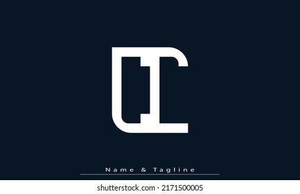 Alphabet letters Initial Monogram Logo CC