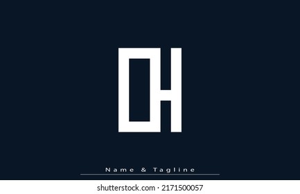Alphabet letters Initials Monogram logo CH , HC