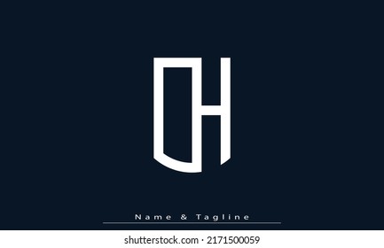 Alphabet letters Initials Monogram logo CH , HC