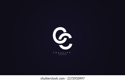 Alphabet letters Initials Monogram logo CC C