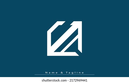 Alphabet letters Initials Monogram logo CA , AC