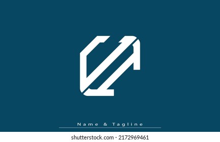 Alphabet letters Initial Monogram logo CI, IC
