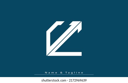 Letras alfabéticas Logo de Iniciales Monograma CC