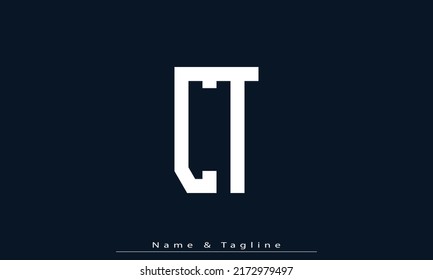 Alphabet letters Initials Monogram logo CT , TC