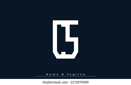 Alphabet letters Initials Monogram logo CS , SC