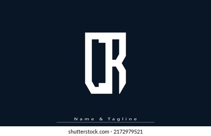 Alphabet letters Initials Monogram logo CR , RC