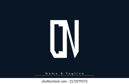 Letras alfabéticas Iniciales Monograma CN , NC