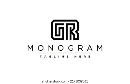 Alphabet Letters Initials Monogram Logo Gr Stock Vector (Royalty Free ...