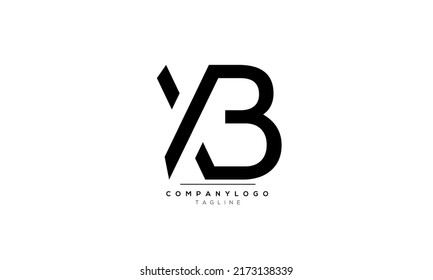 Alphabet letters Initials Monogram logo XB, XB INITIAL, XB letter