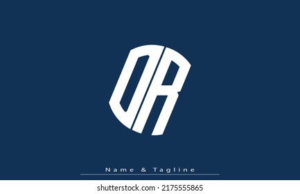 Alphabet letters Initials Monogram Logo DR , RD