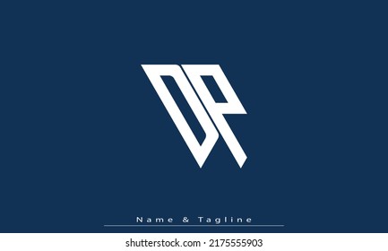 Letras alfabéticas Iniciales Monograma DP , PD