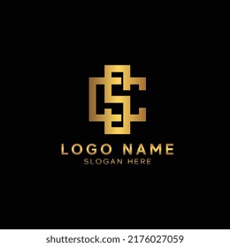 Alphabet letters Initials Monogram logo CS, CS INITIAL, CS letter