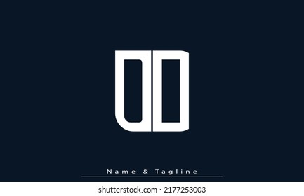Alphabet letters Initials Monogram logo DO , OD