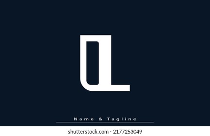 Alphabet letters Initial Monogram Logo DL, LD