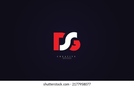 Alphabet letters Initials Monogram logo DG GD D G