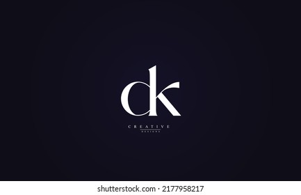 Alphabet Letters Initials Monogram Logo Dk Stock Vector (Royalty Free ...