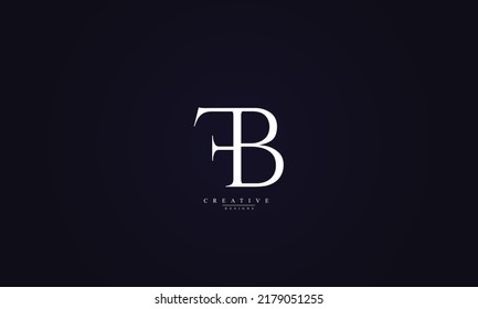 Alphabet letters Initials Monogram logo FB BF F B 