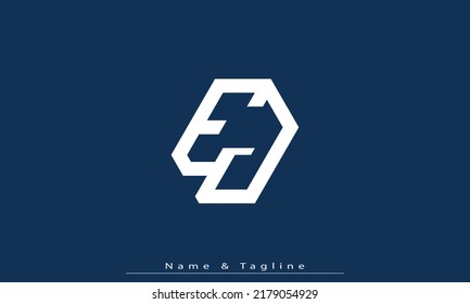 Alphabet letters Initials Monogram logo EJ , JE