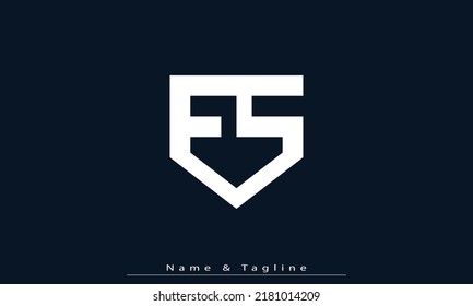 Alphabet letters Initials Monogram logo ES , SE
