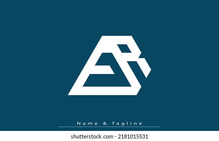 Alphabet Letters Initials Monogram Logo Er Stock Vector Royalty Free Shutterstock