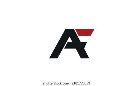 Alphabet letters Initial Monogram Logo AF, FA, A und F
