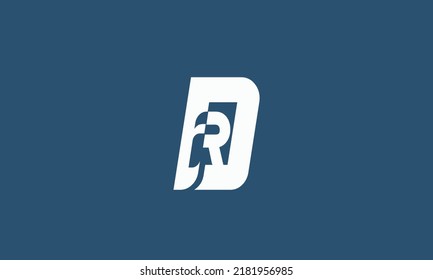 Alphabet letters Initials Monogram logo RD, DR, R and D