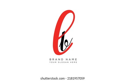 Alphabet letters Initial Monogram Logo LB, BL, L und B