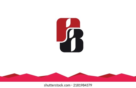 Alphabet letters Initials Monogram logo AB, BA, A and B