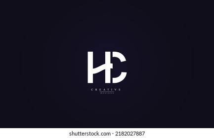  Alphabet letters Initials Monogram logo HC CH H C 