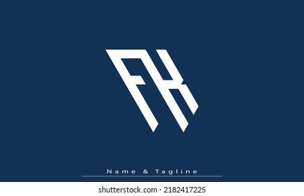 Letras alfabéticas Iniciales Monograma FK , KF