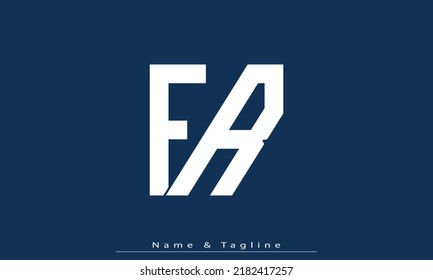 Letras alfabéticas Iniciales Logo Monograma FR , RF