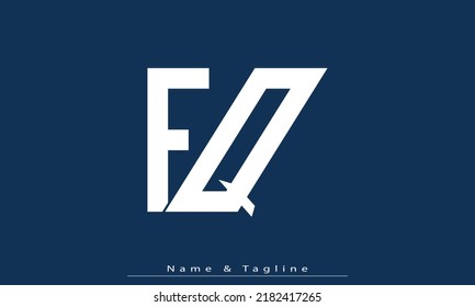 Alphabet letters Initials Monogram logo FQ , QF