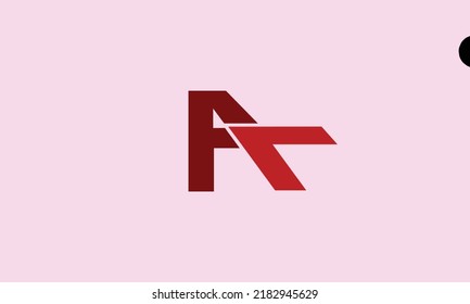 Alphabet letters Initial-Monogramm-Logo AT, TA, A und T