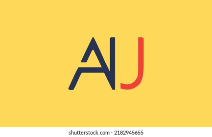 Alphabet letters Initials Monogramm Logo AU, UA, A und U