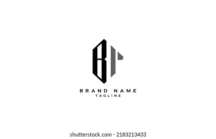 Alphabet letters Initial Monogram Logo BP, B und P