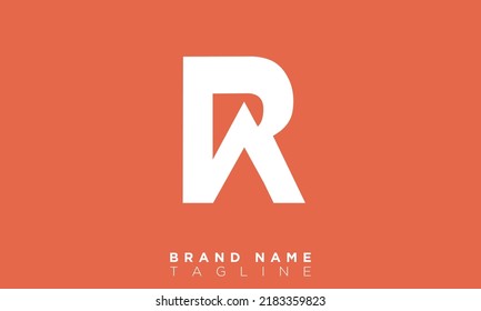 Alphabet letters Initials monogram logo RA, AR, R and A