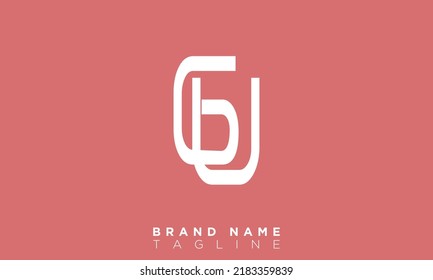 Alphabet letters Initials monogram logo GU, UG, G and U