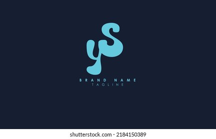 Alphabet letters Initials monogram logo YS, SY, Y and S