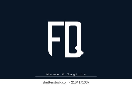 Alphabet letters Initials Monogram logo FQ , QF