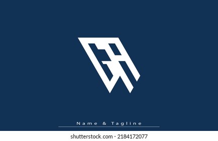 Alphabet letters Initials Monogram logo GA , AG