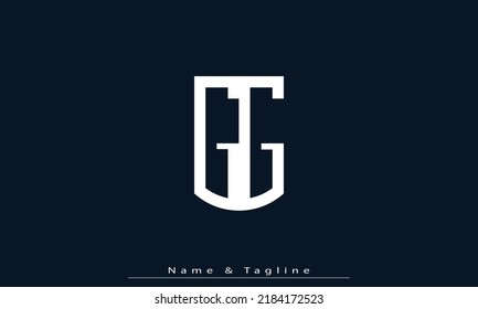 Alphabet letters Initials Monogram logo GG