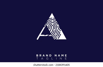 Alphabet letters Initials monogram logo A