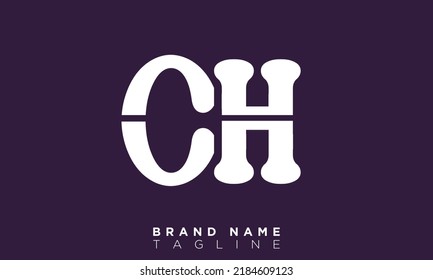 Alphabet letters Initials monogram logo CH, HC, C and H