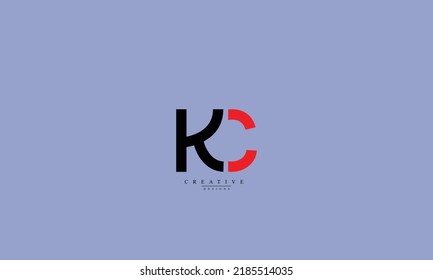 Alphabet Letters Initials Monogram Logo KC CK K C 