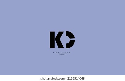 Alphabet letters Initials Monogram logo KC CK K C 