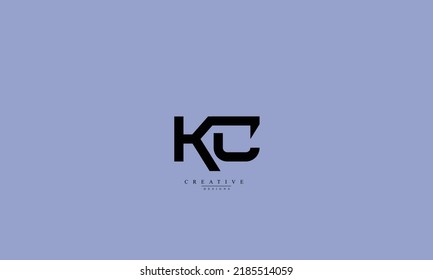Alphabet letters Initials Monogram logo KC CK K C 