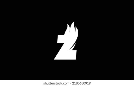 Alphabet letters Initials Monogram logo Z FLAME 'FLAME Z' Z AND FLAME