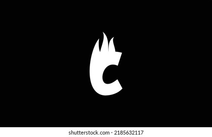 Alphabet letters Initials Monogram logo C 'FLAME 'FLAME C C AND FLAME